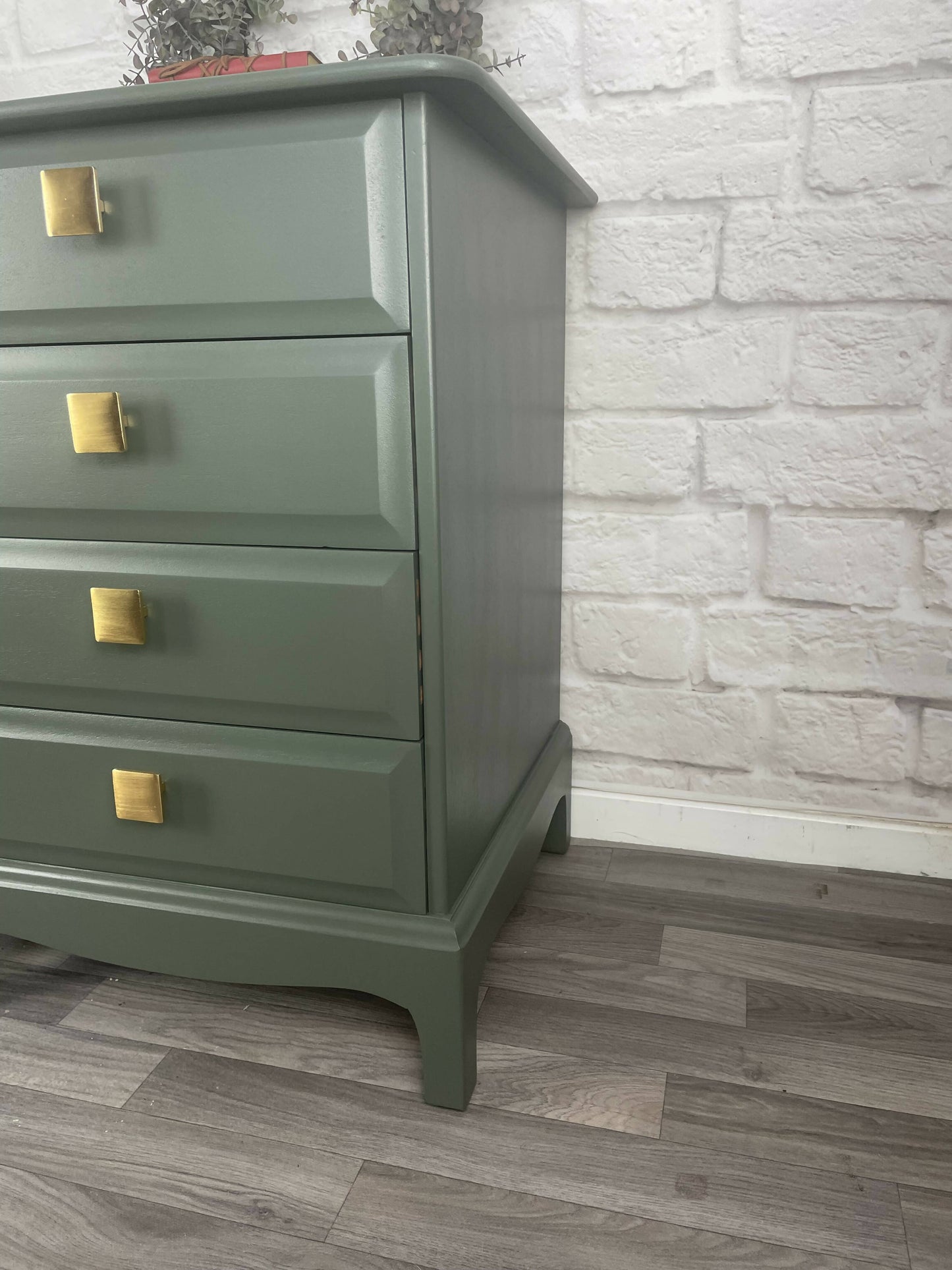 Stag Minstrel 4 Drawer Bedside Cabinets, Pair