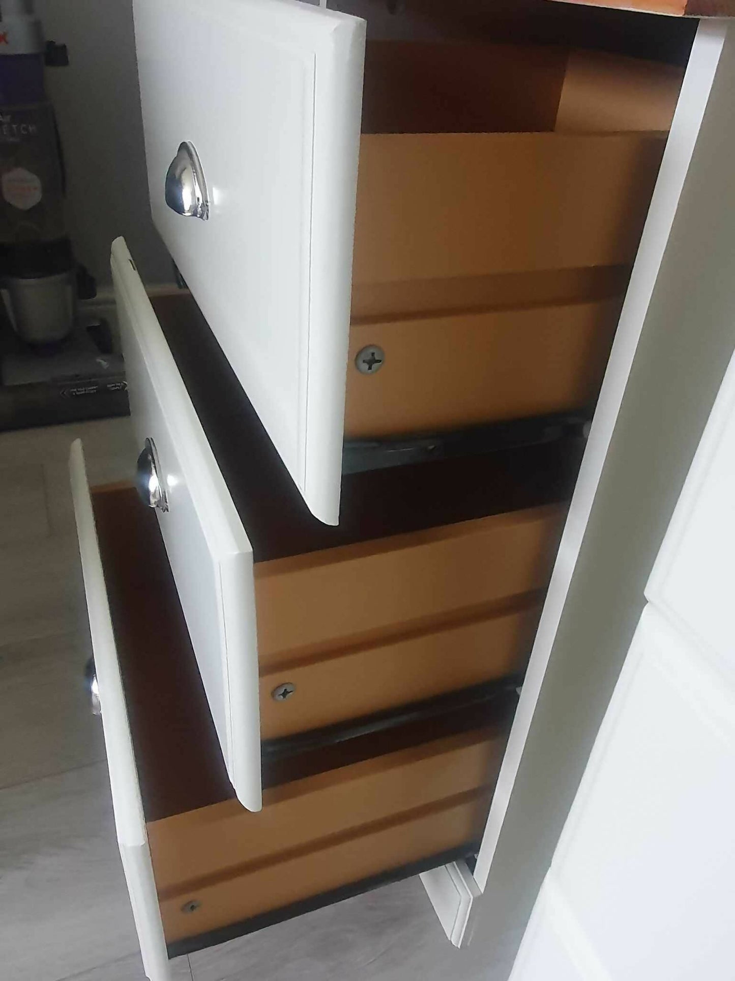 PAIR BEAUTIFUL WOOD DRAWERS IN ELEGANT SIMPLICITY RANGE