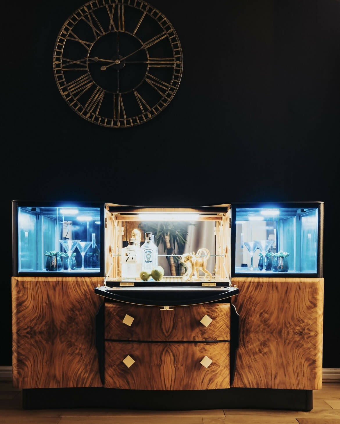 Extra Wide Art Deco Sideboard