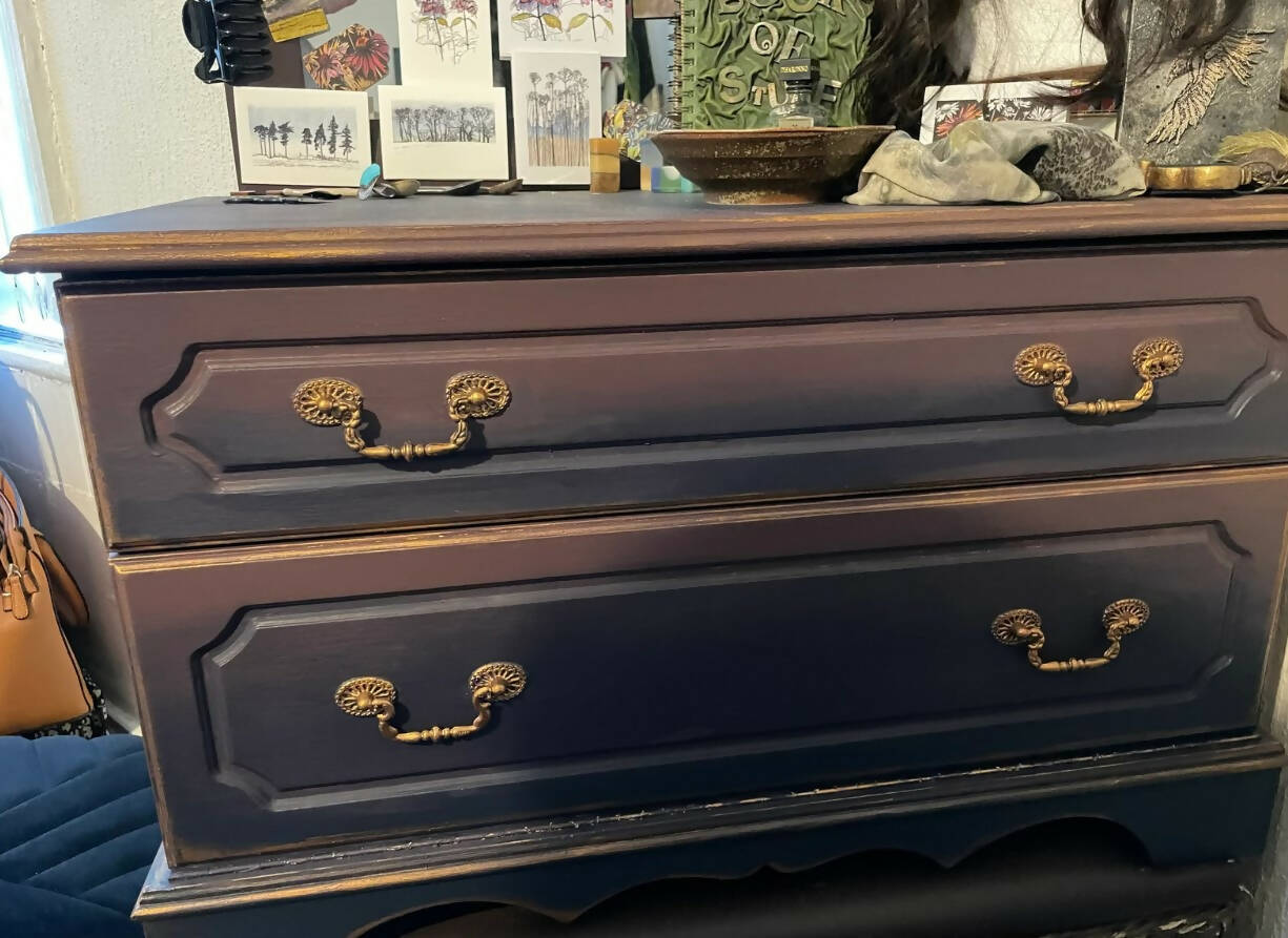 ECLECTIC TWO DRAWER STORAGE CHEST