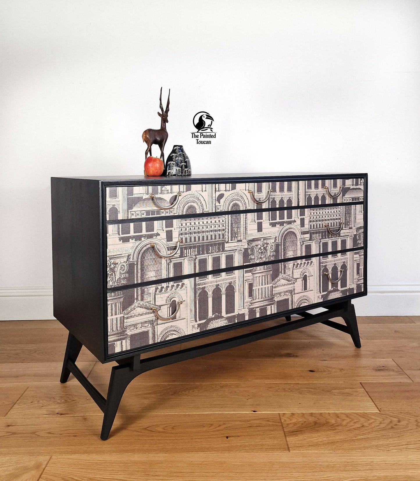 Mid-century Meredew Tola Chest of Drawers Black