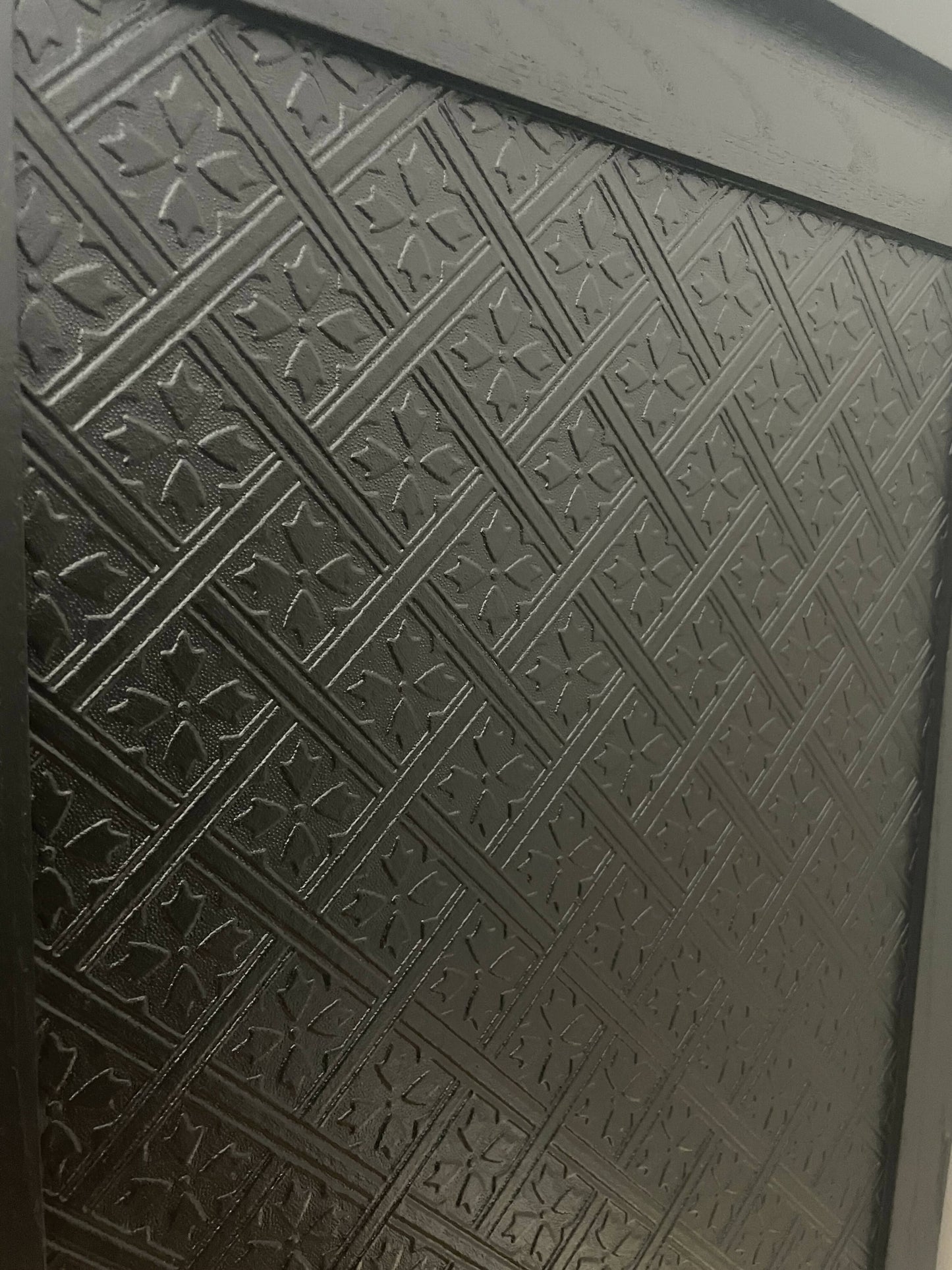 SOLD : Sideboard, black dining unit, storage unit, solid oak console