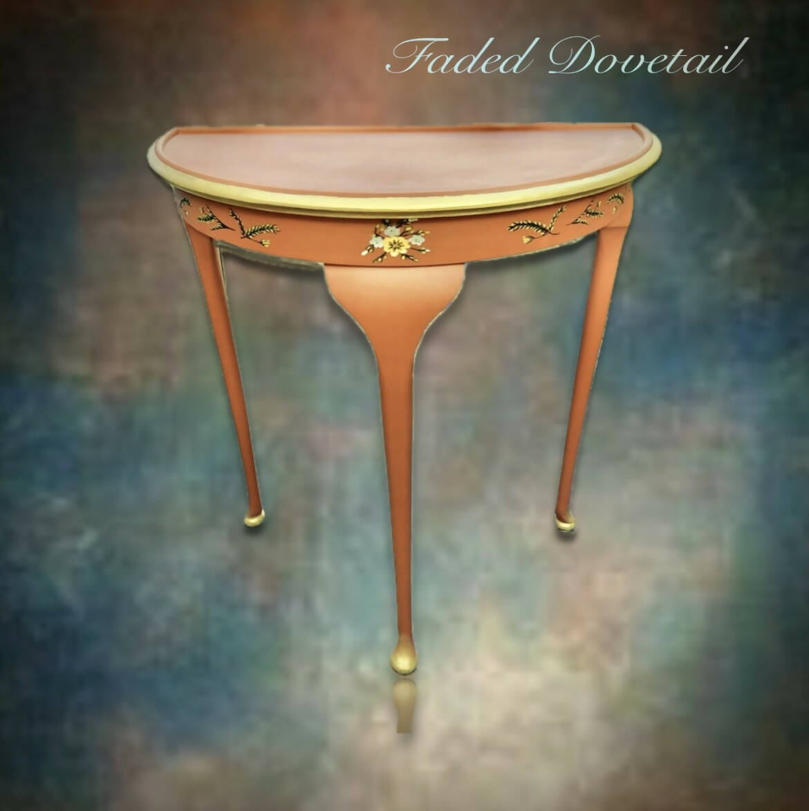 Half moon console table