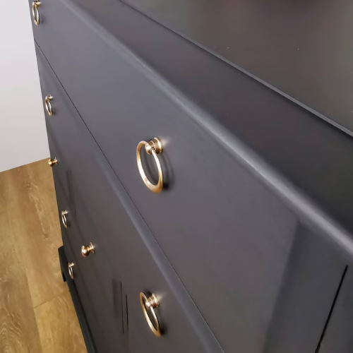 Refurbished Stag Minstrel Tallboy Chest Of Drawers, dresser