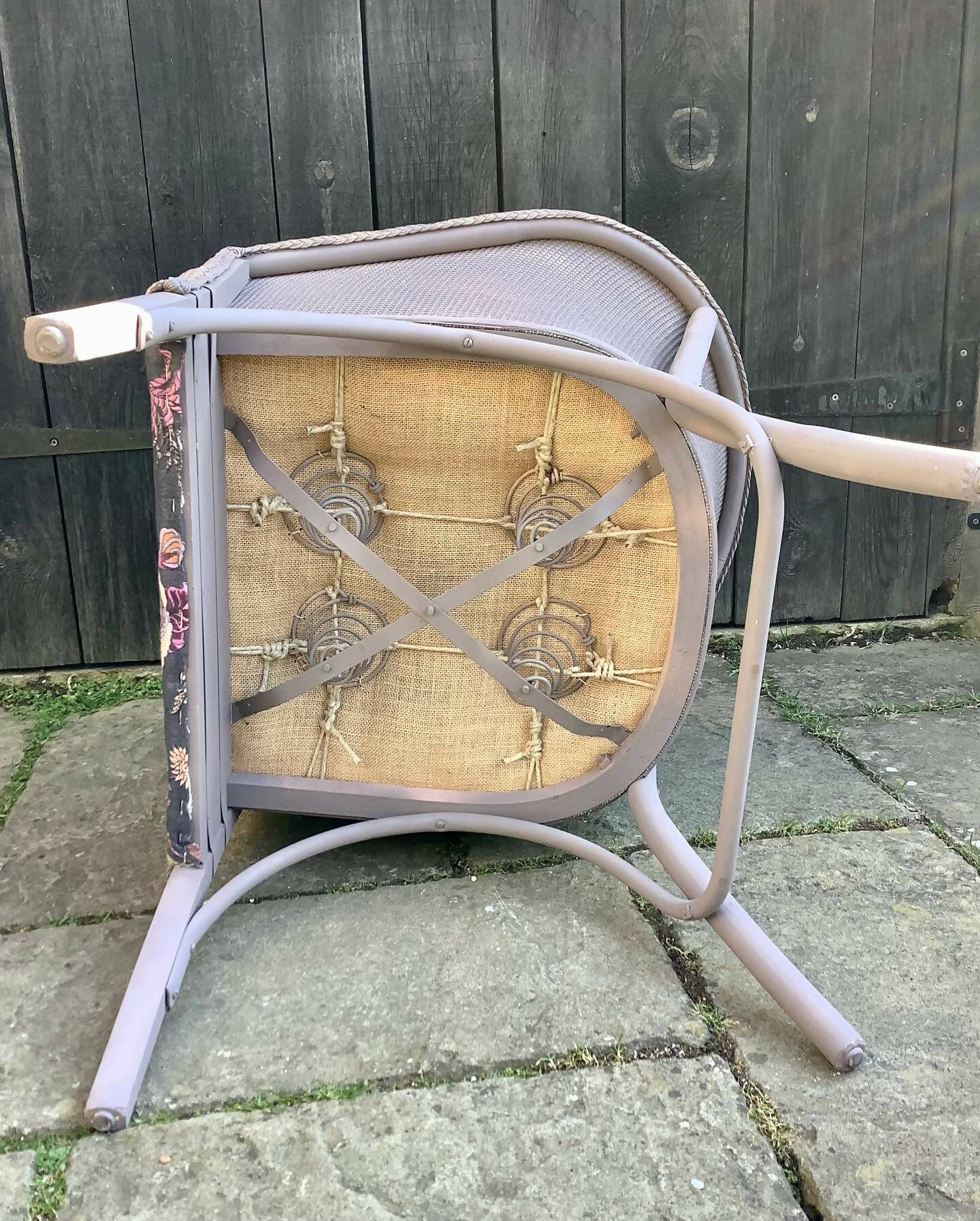 Lloyd Loom 1950s Boudoir / Cocktail Chair
