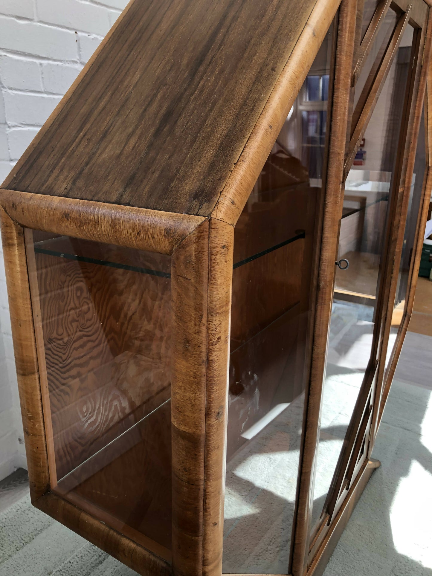 Art deco display drinks cabinet in original condition