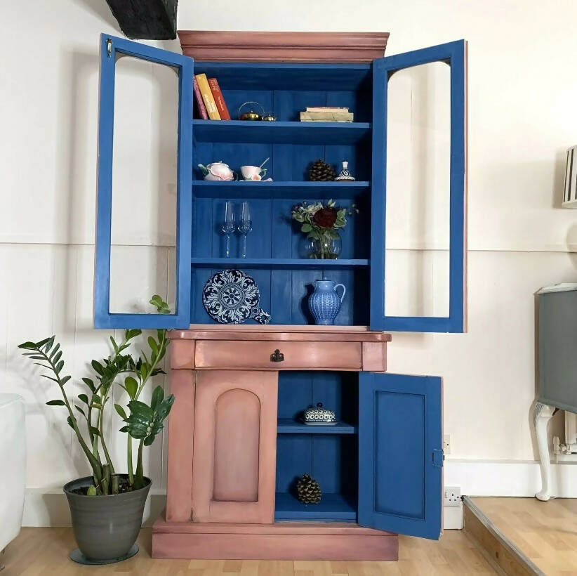 Victorian Bookcase Display Cabinet