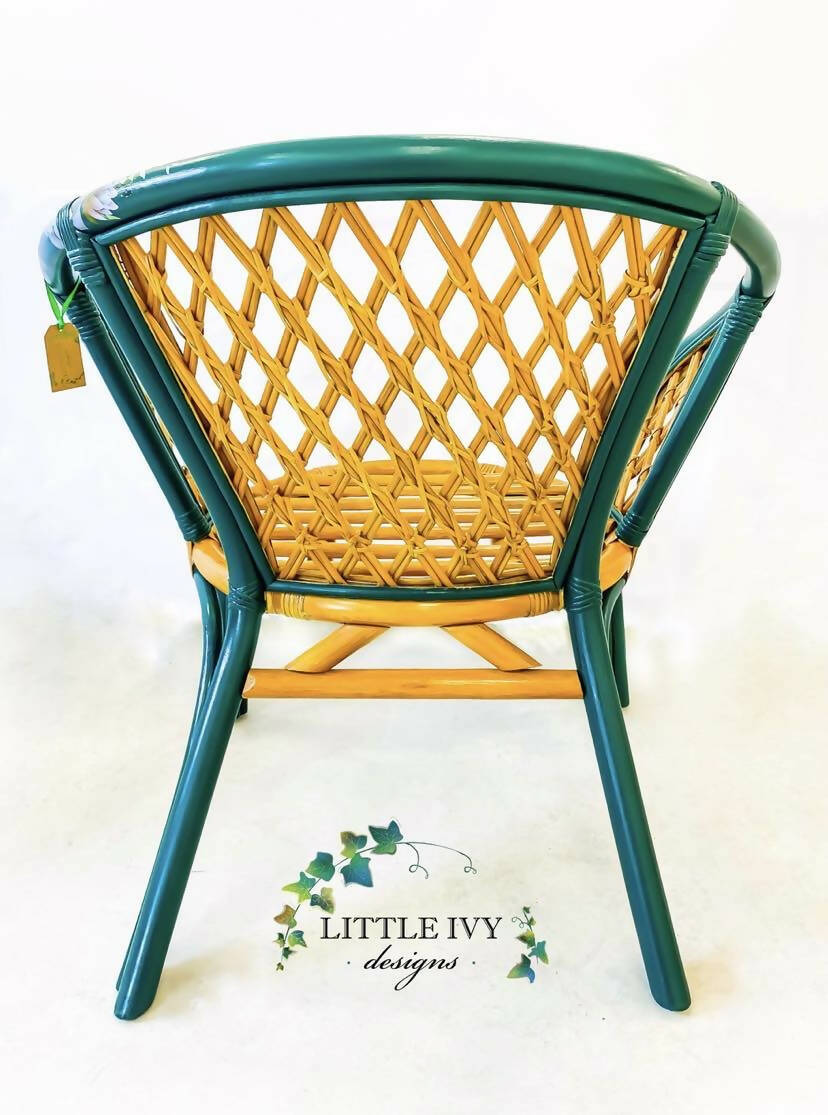 Plant Lovers Bamboo Rattan armchairs & coffee table set