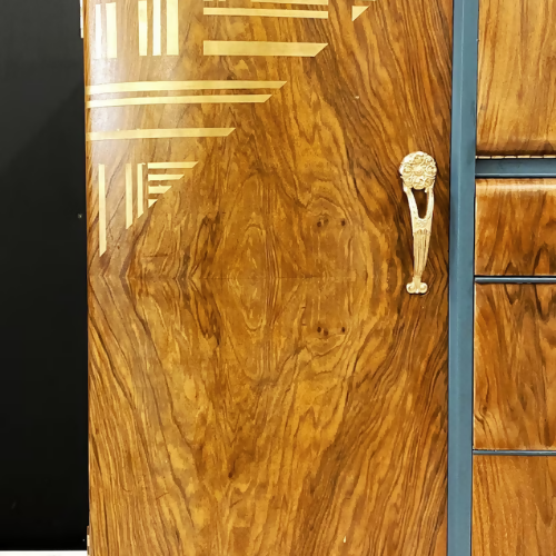 Vintage Nathan Drinks Cabinet, cocktail, Sideboard, Art Deco, Walnut - commission available