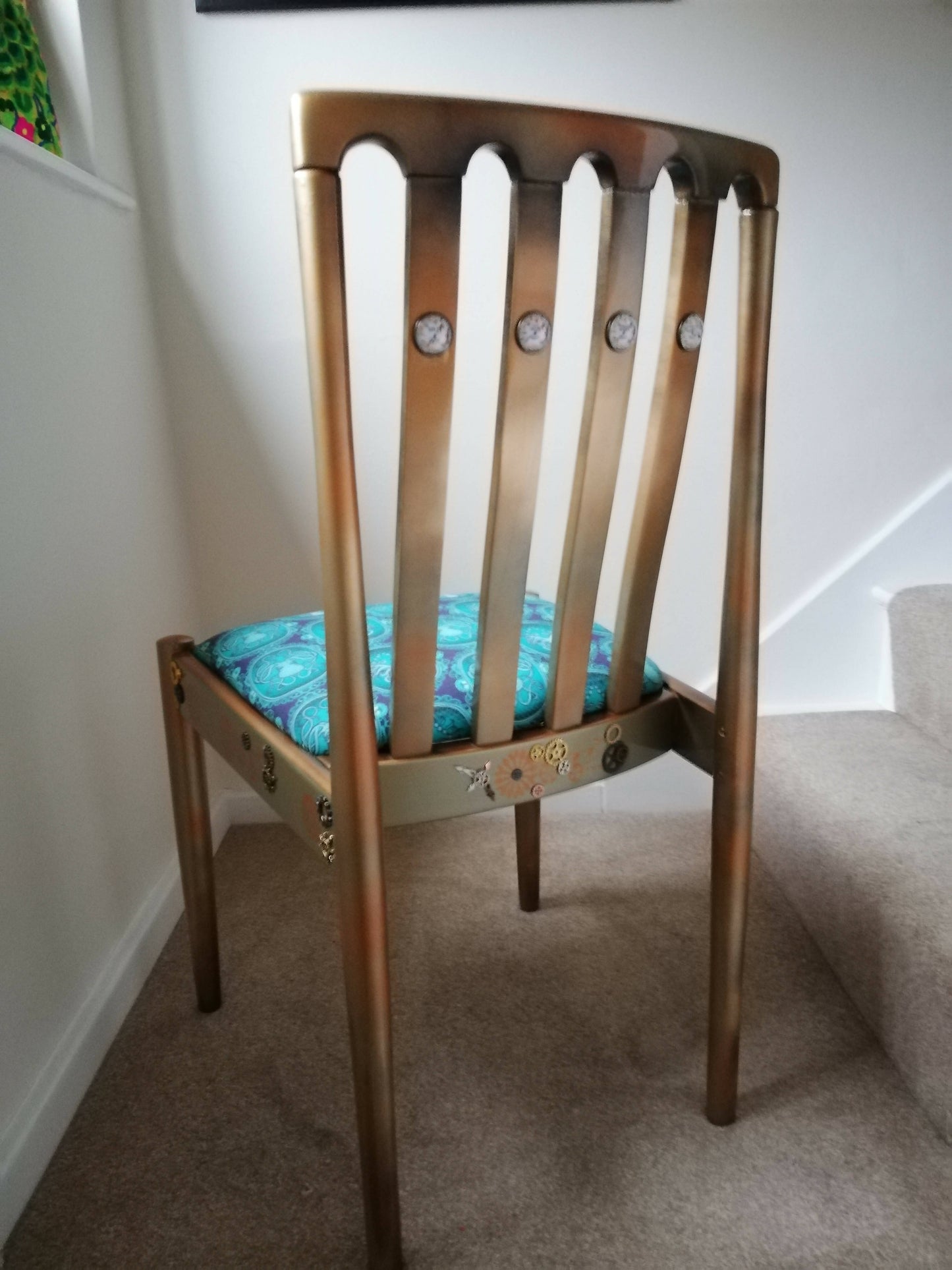 Steampunk style chair