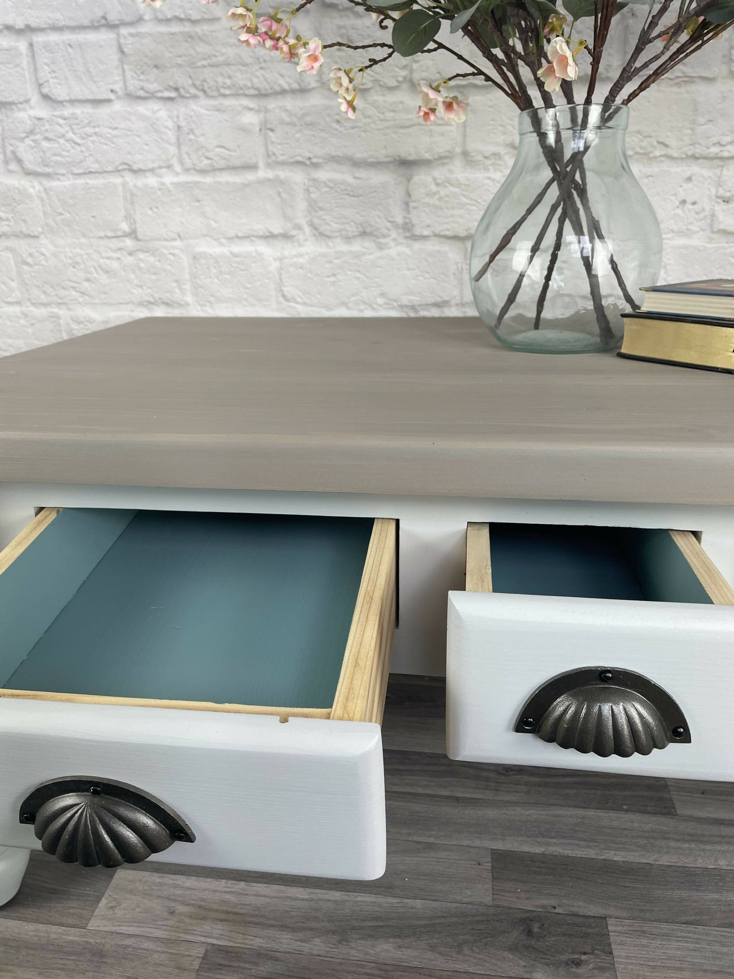 Farmhouse Style Coffee Table with drawers