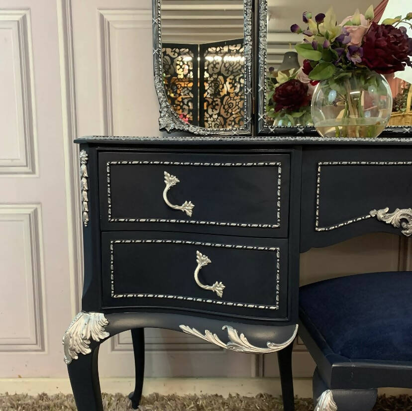 Vintage Carved Dressing Table