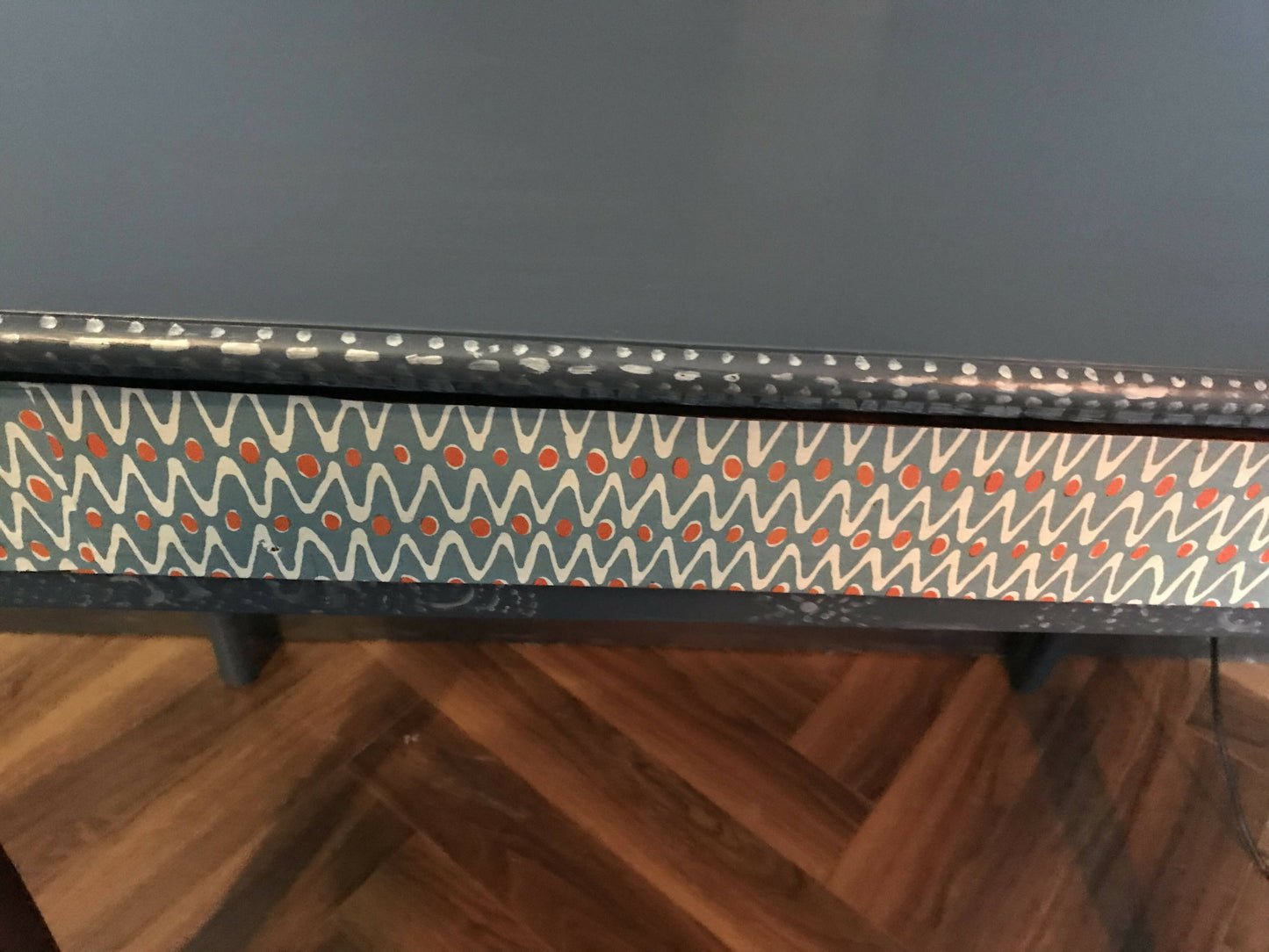 Vintage solid wood table.
