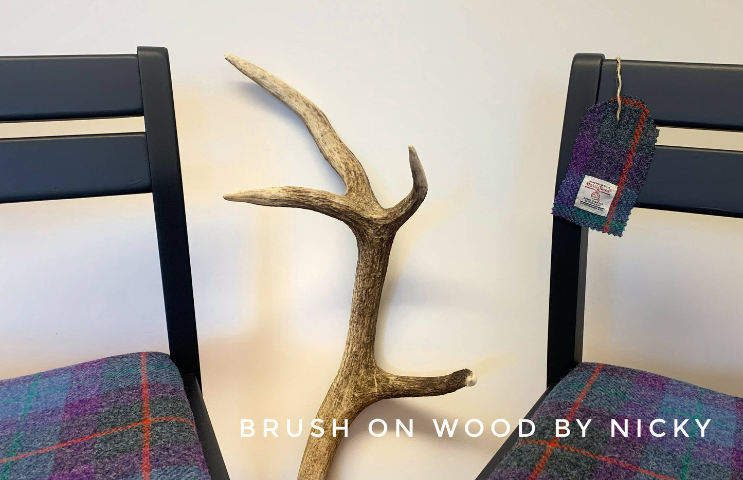 Harris Tweed Mid Century Chairs