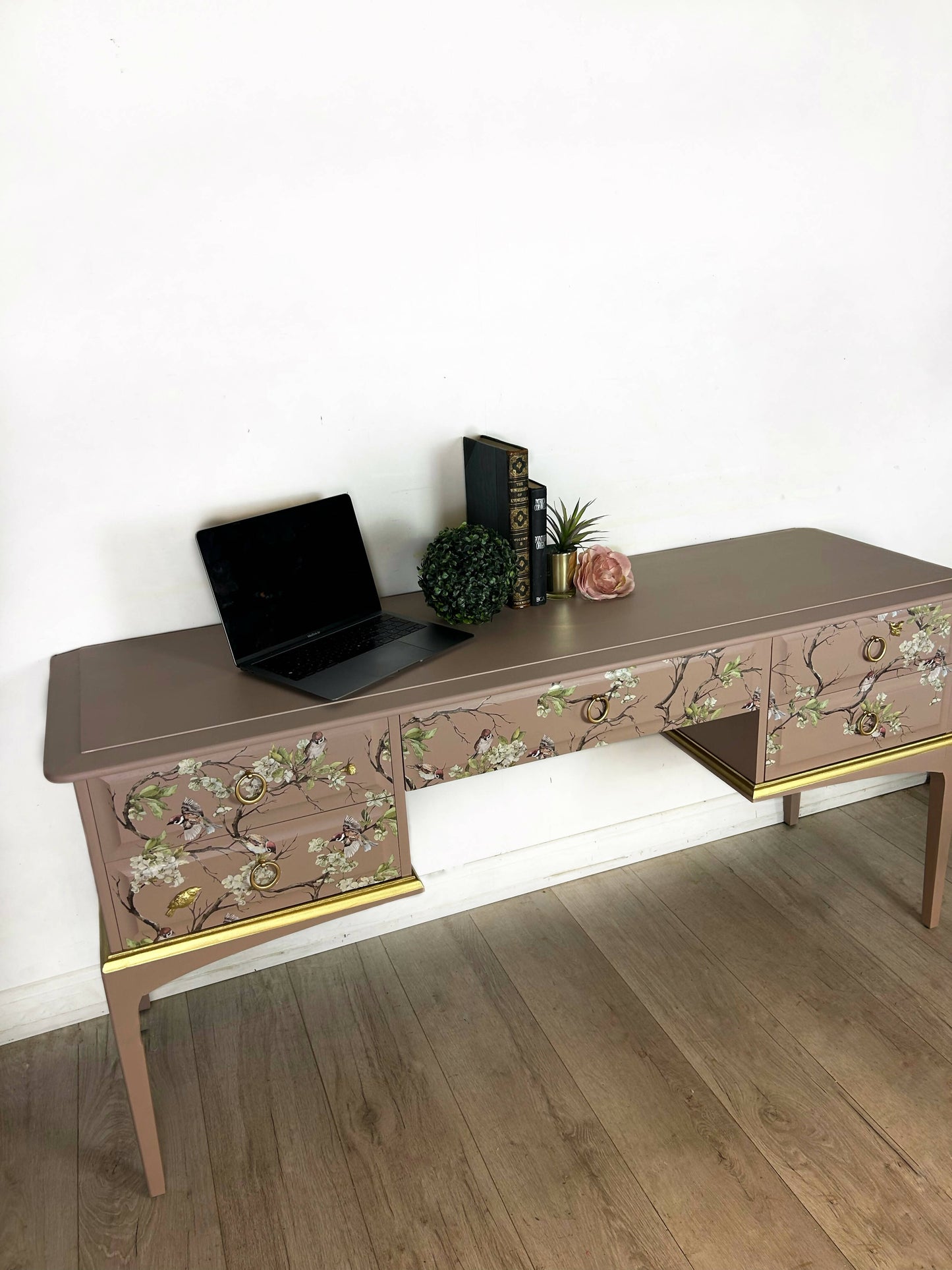 French Style Stag Pink Desk/Dressing Table