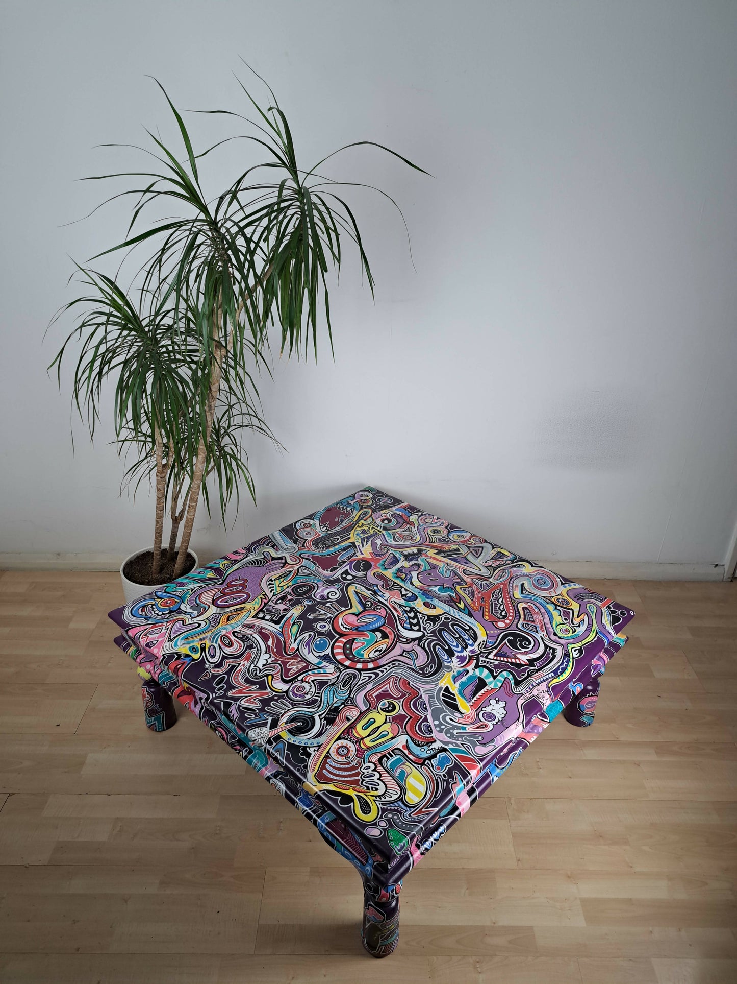 Vibrant coffee table