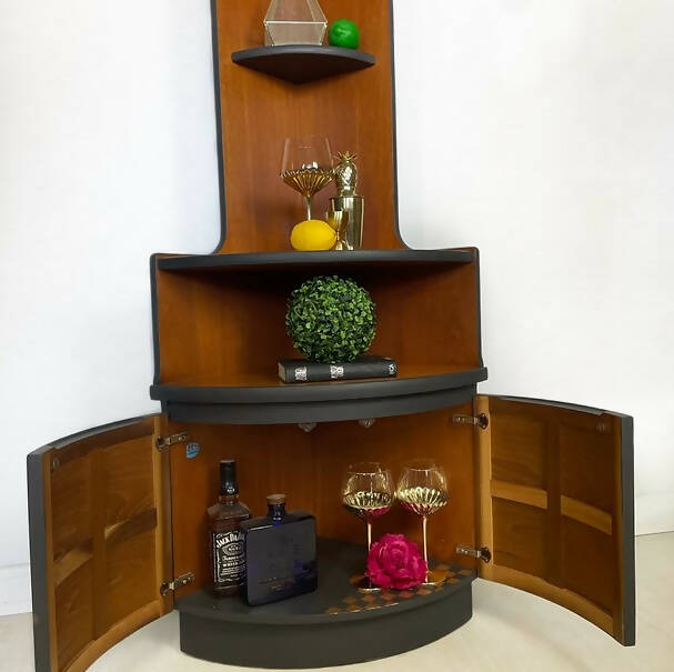 Nathan corner cabinet in Ash
