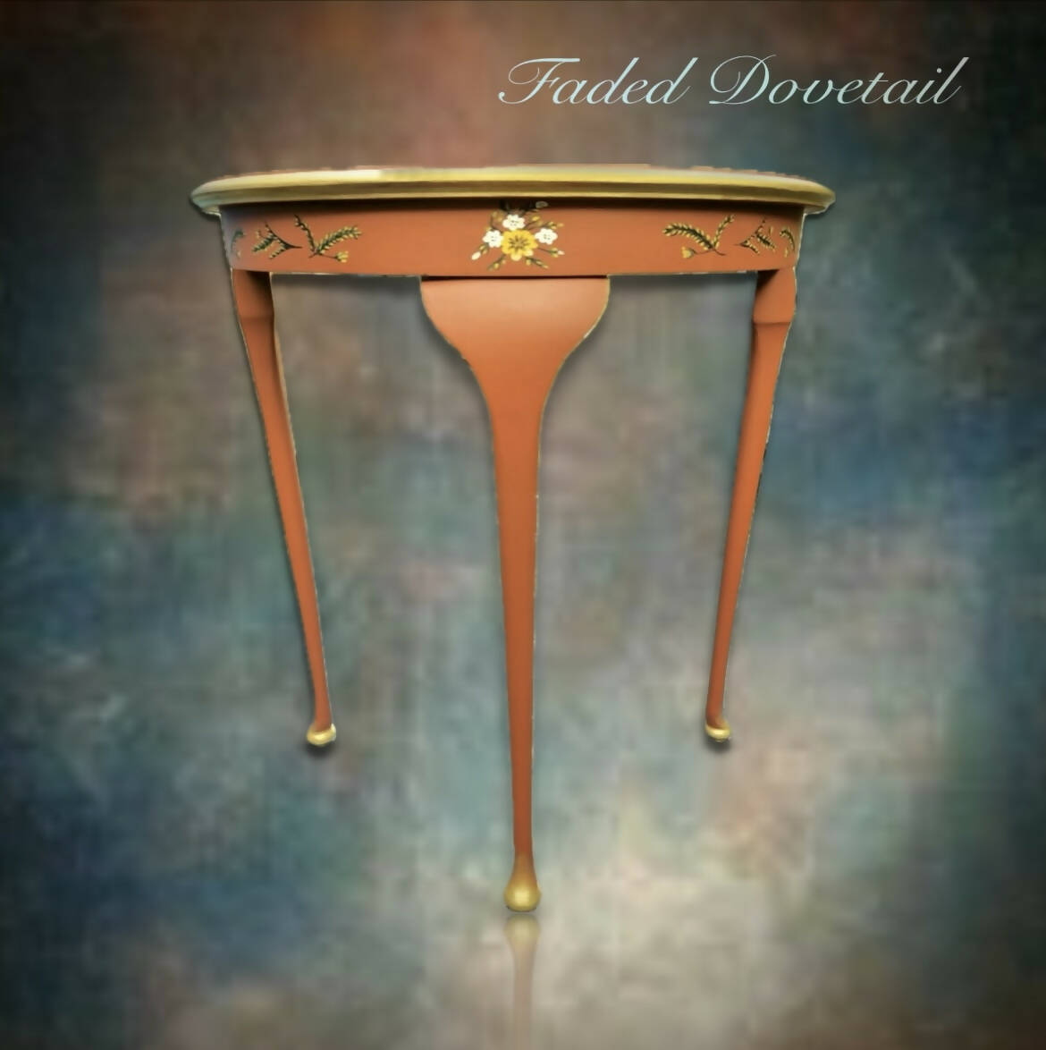 Half moon console table