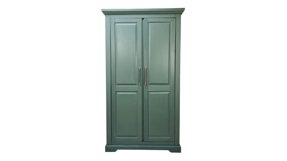 Vintage Larder Cupboard, Green