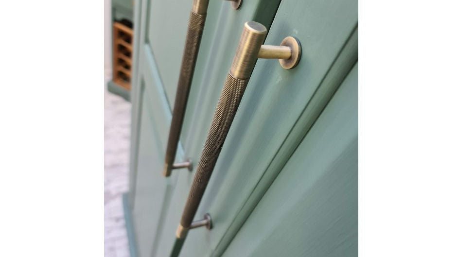 Vintage Larder Cupboard, Green