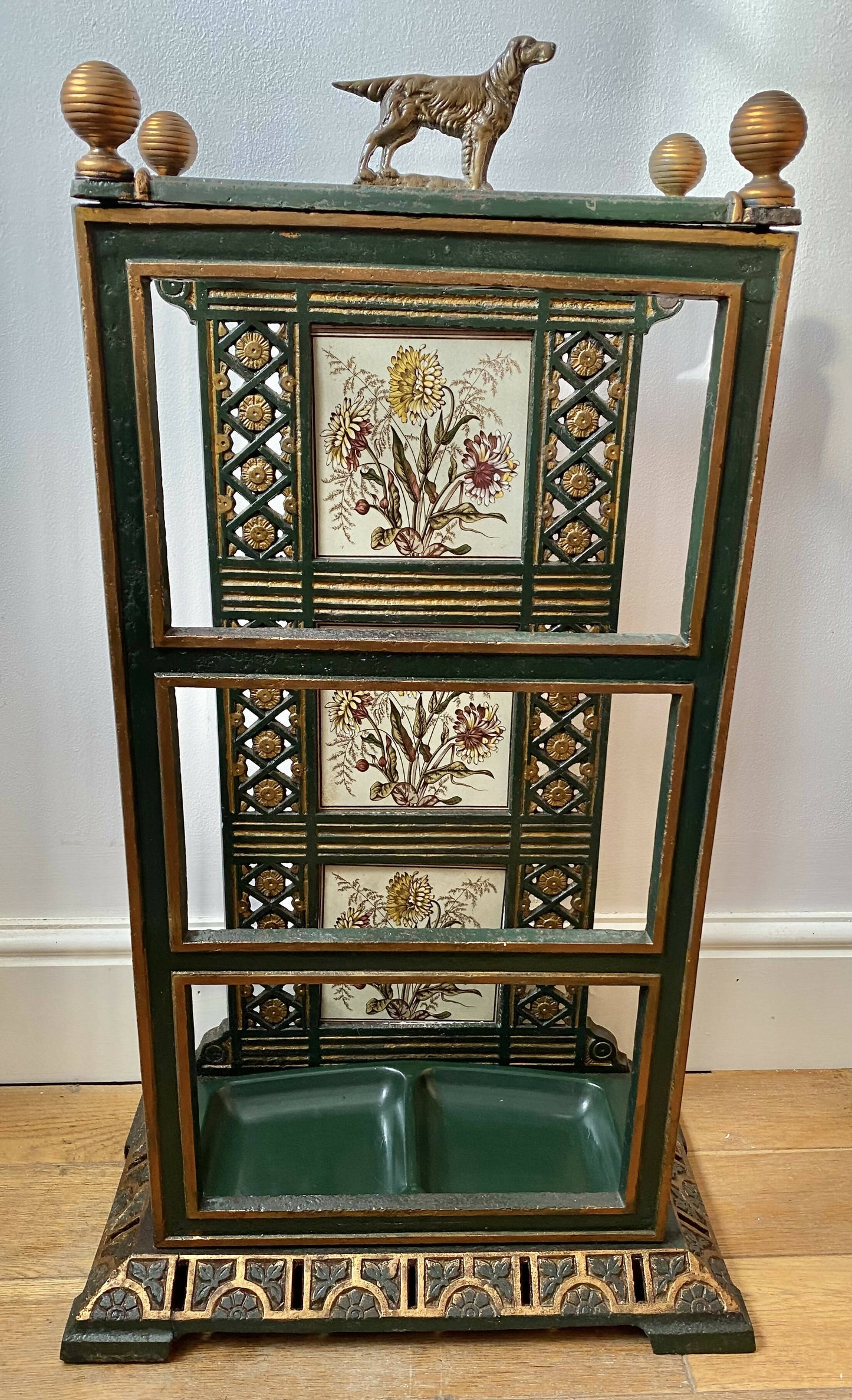 Vintage Cast Iron Umbrella Stand