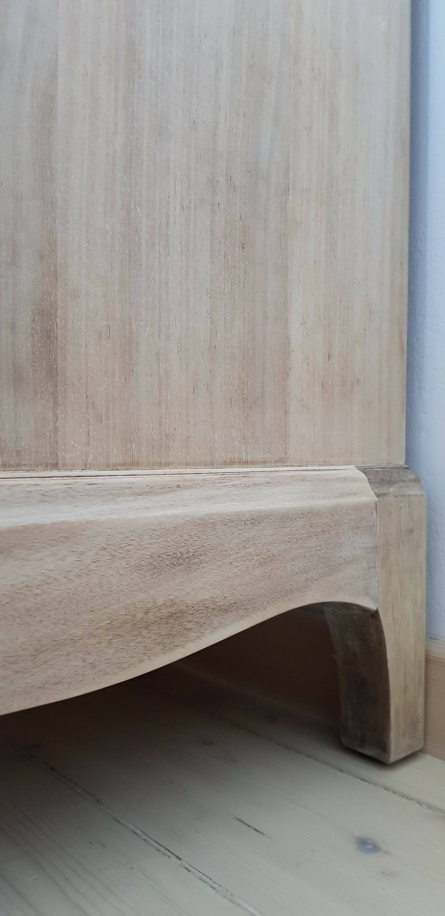 Stag Minstrel rustic, weathered style bedside table, Stag drawers natural colour