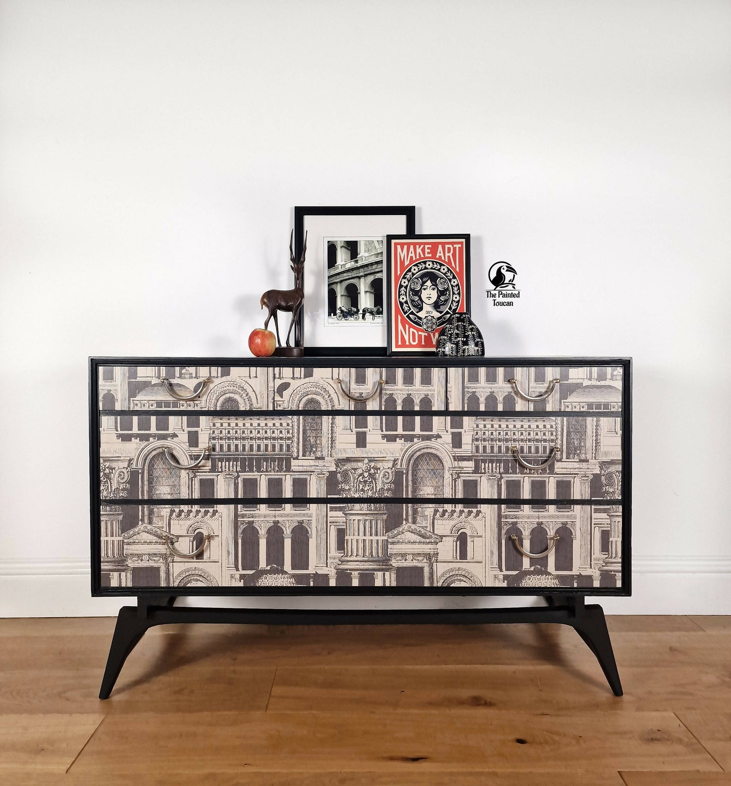 Mid-century Meredew Tola Chest of Drawers Black