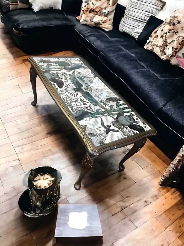 Antique Carved Coffee Table