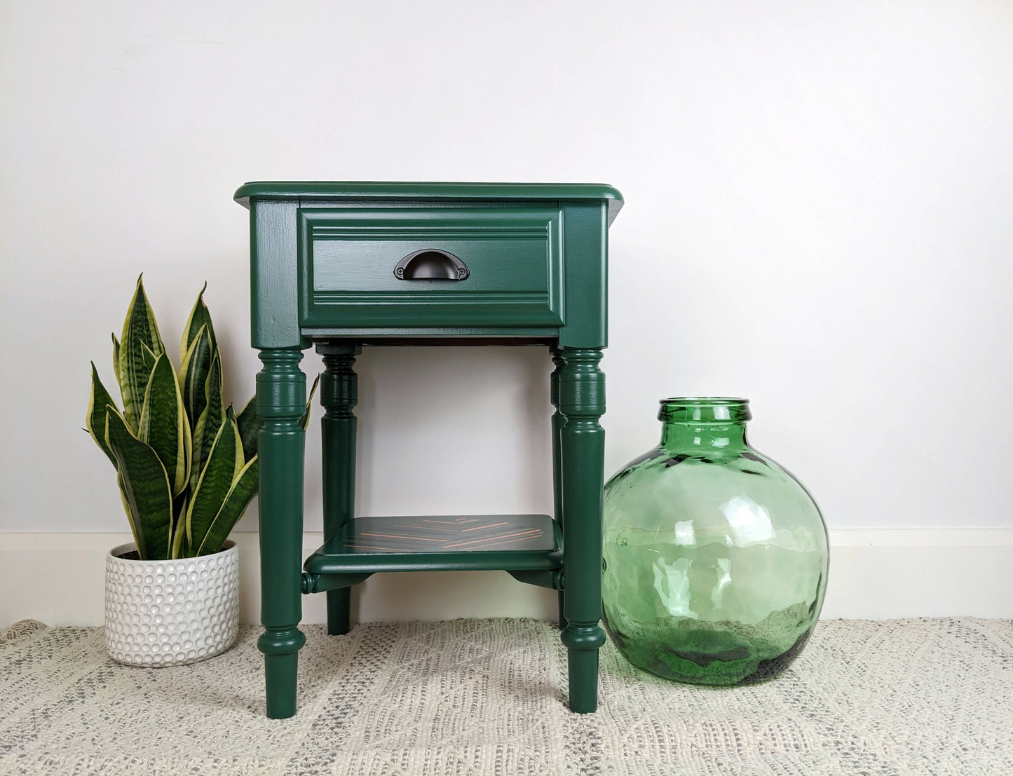 Green Bedside Cabinet