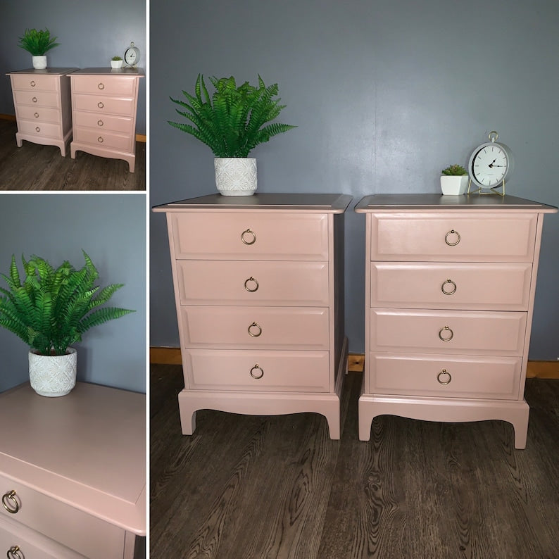 Ready to paint Stag Bedside Cabinets