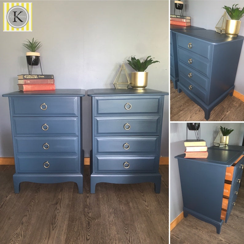 Ready to paint Stag Bedside Cabinets