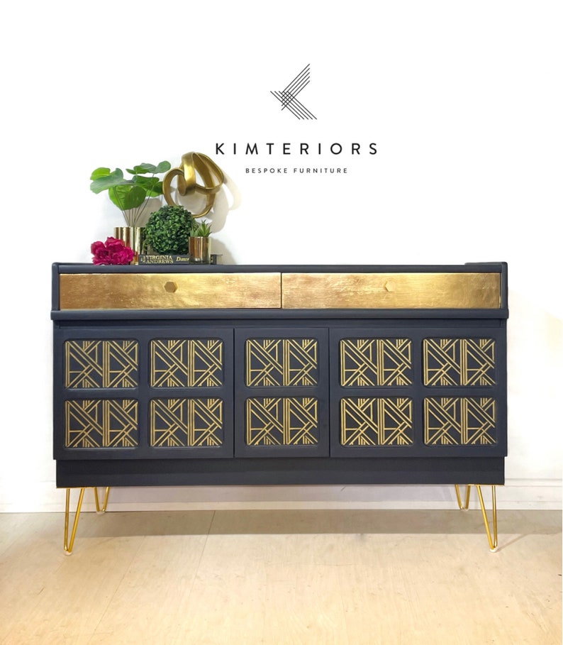 Blue Teal and Peacock Nathan mid century Cocktail Cabinet and Drinks Cabinet