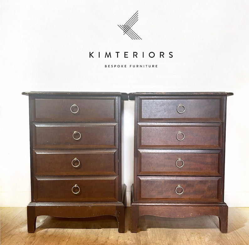 Ready to paint Stag Bedside Cabinets