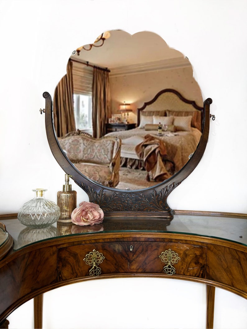 Burr Walnut Dressing Table