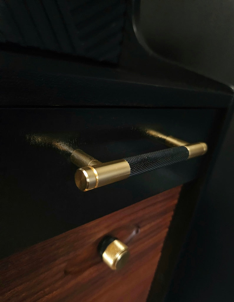Nathan Ebony Credenza / Sideboard / Art Deco Drinks Cabinet