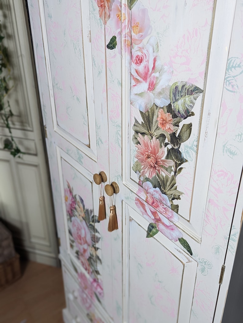 Painted wardrobes, amoire, linen cupboards. Various styles. Painted to order using quality vintage items.
