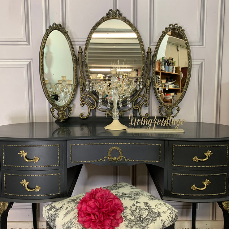 Bedroom Furniture Set by Olympus Black & Gold