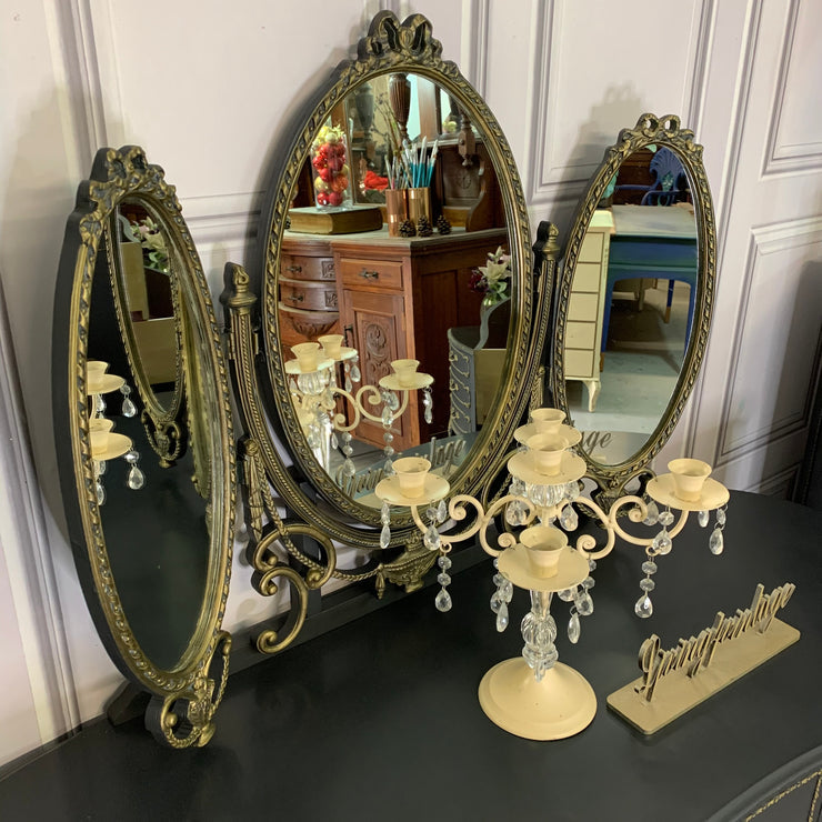 Bedroom Furniture Set by Olympus Black & Gold