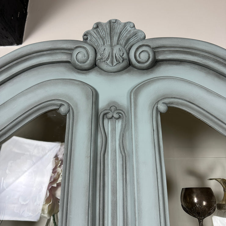 French Antique Display Cabinet Ornate Buffet Carved Cabinet