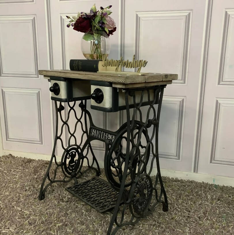 Original Vintage Singer Sewing Table