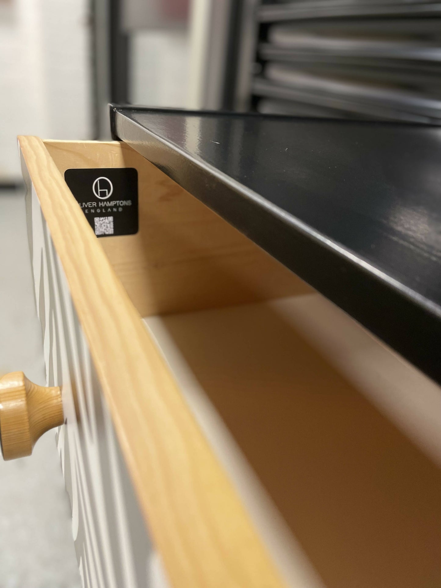 Black and White Vintage Zebra Chest of Drawers / Sideboard