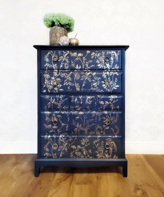 Stag 7 Drawer Tall Boy / Tall Chest of Drawers / Bedroom Furniture