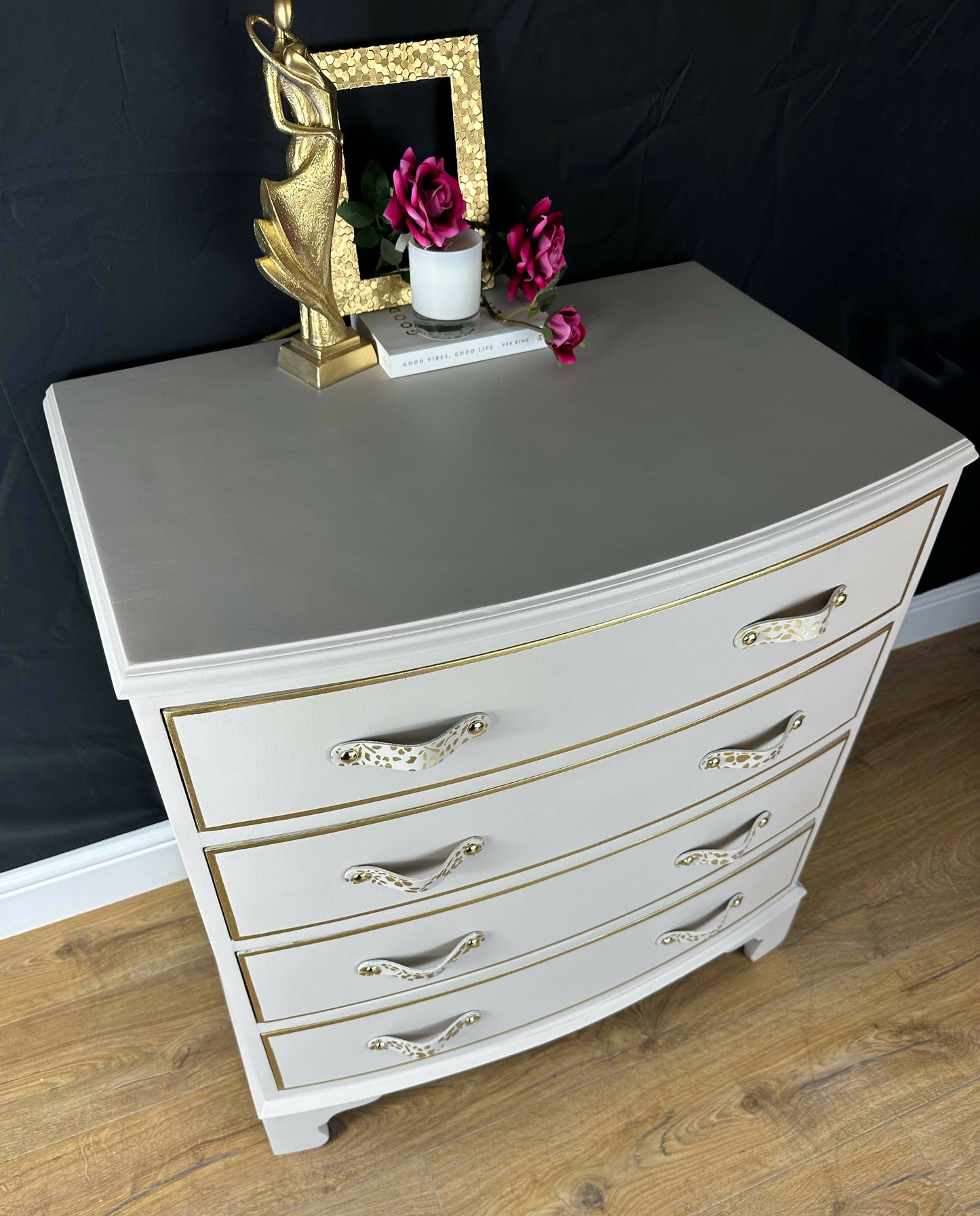 Georgian Grey Vintage Chest of Drawers