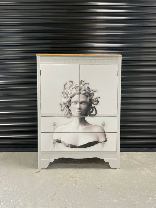 White Medusa cabinet Harris Lebus / Vintage Kitchen Cupboard