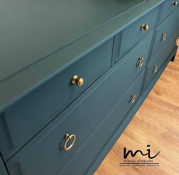 Vintage Stag Minstrel Extended Captains Chest of Drawers, large, dresser, sideboard