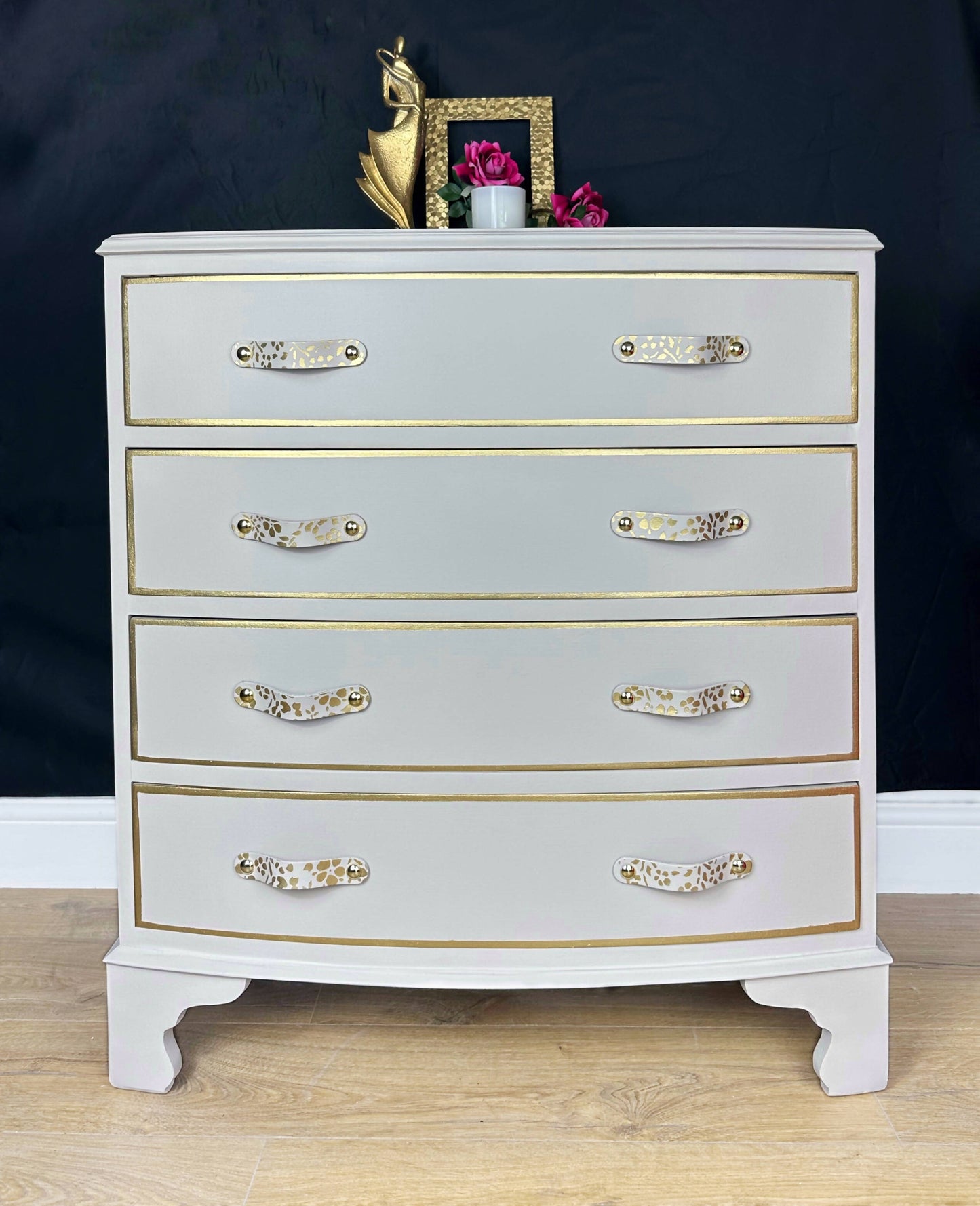 Georgian Grey Vintage Chest of Drawers