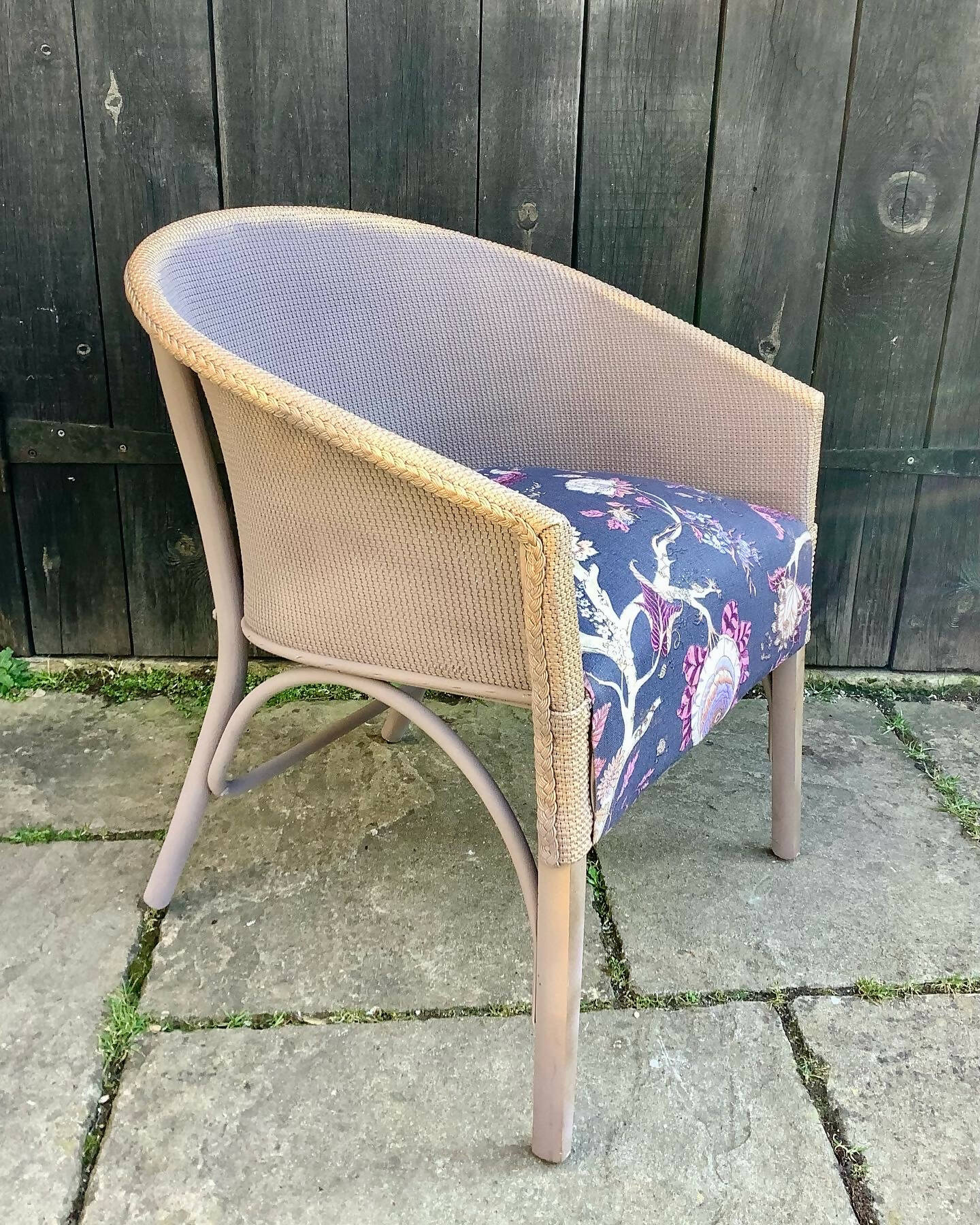 Lloyd Loom 1950s Boudoir / Cocktail Chair