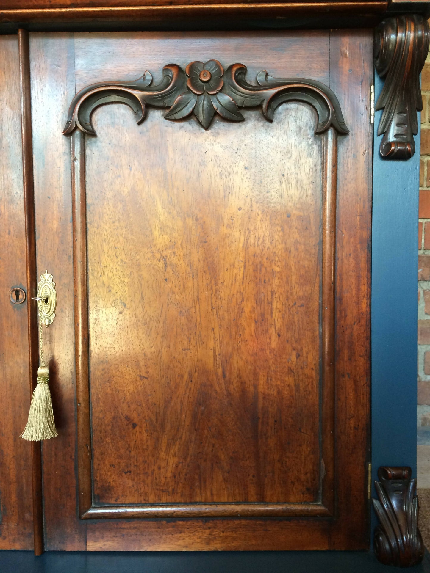 Antique Large Mahogany Dresser