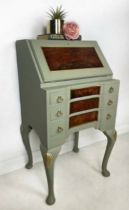 Petit Green Walnut Bureau