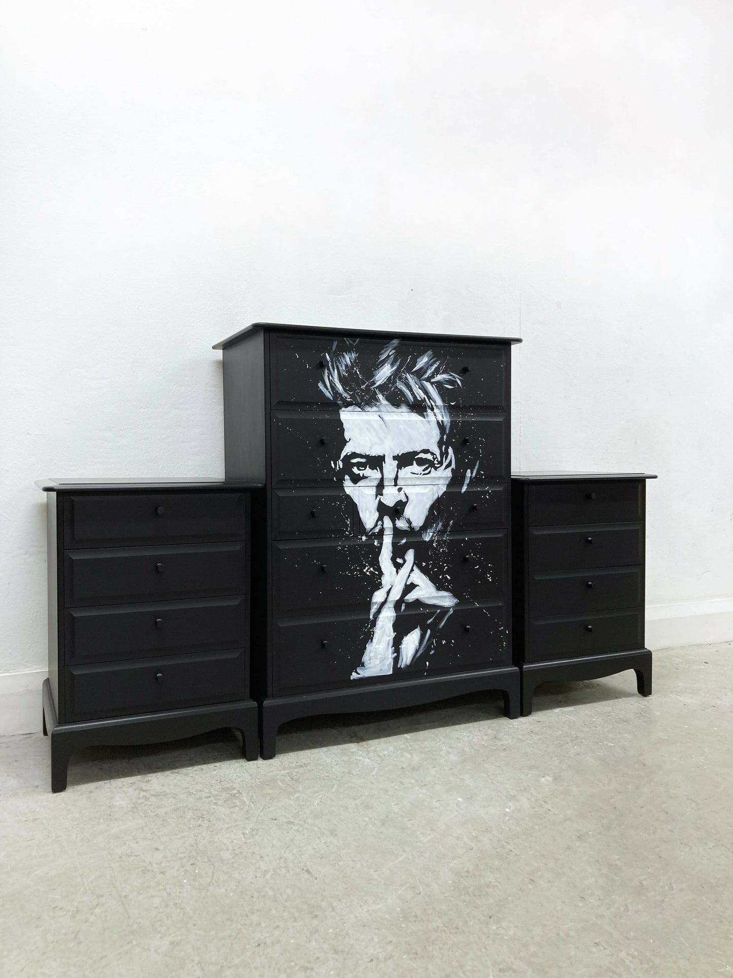 STAG MINSTREL TALLBOY & BEDSIDES ~ DAVID BOWIE